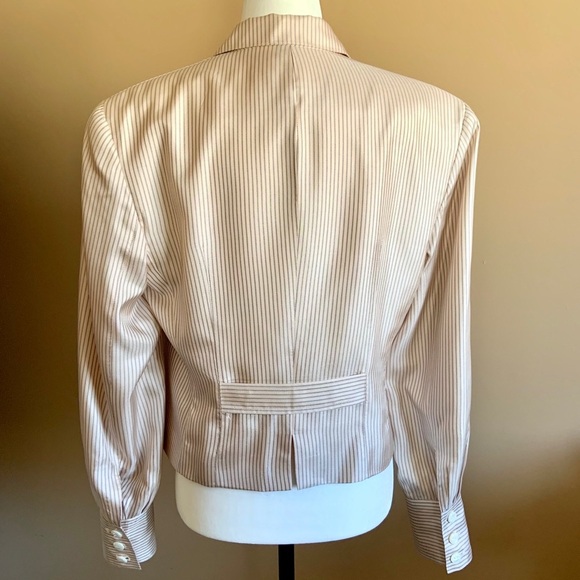 Jones New York silk pinstriped jacket - Picture 7 of 10